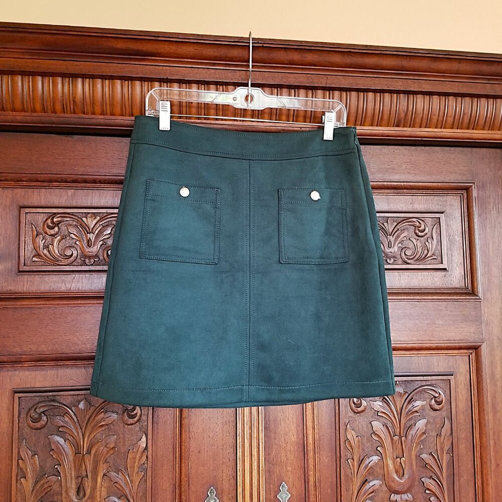 LIKE NEW Faux Suede Mini Skirt